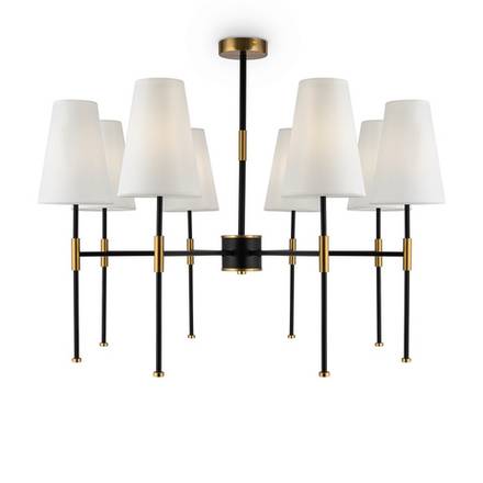 Люстра Tida FR5196PL-08BBS. ТМ Freya