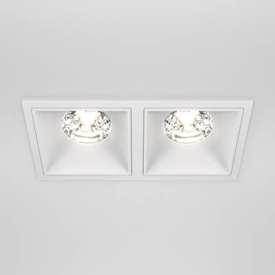 Встраиваемый светильник Alfa LED 4000K 2x15Вт 36° Dim Triac, DL043-02-15W4K-D-SQ-W. TM Maytoni