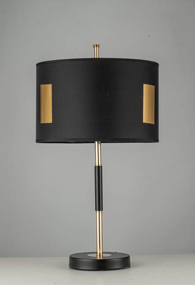 Настольная лампа Arti Lampadari Oggebio E 4.1.T2 BKG