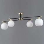 IL0638-4CSQ-24 AB BK LIBRA светильник потолочный ILLUMICO, E27х4
