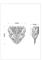 Настенный светильник ARTE LAMP KAPRI A4078AP-2GO, 2хE14