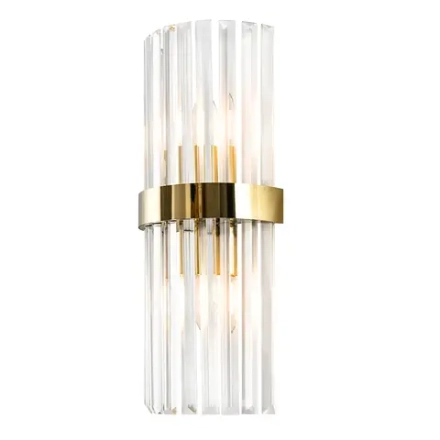 Бра Crystal Lux SORPRESA AP2 BRASS/TRANSPARENTE 2980/402