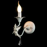 Бра Arte Lamp ANGELINA A5349AP-1WH, 1хE14