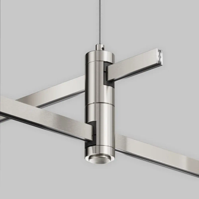 Подвес тросовый Hang двойной Flarity платина, TRA157SW-D1-PT. TM Maytoni