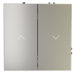 VLS020704 Выключатель встраиваемый VOLTUM S70 для жалюзи 10А, (шелк). (ТМ Maytoni)