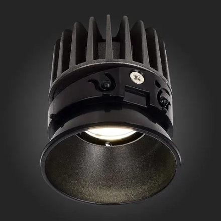 ST851.438.07 Светодиодный модуль Черный LED 1*7W 3000K 560Lm Ra>90 36° IP20 D69xH70 220-240V