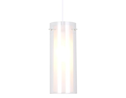 Подвесной светильник TR3672 CH/CL/FR хром/прозрачный/белый матовый E14 max 40W D110*1000