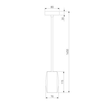 Подвесной светильник 50246/1 LED/ хром, LED