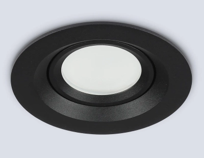 Светильник встраиваемый TN1142 BK черный IP44 GU5.3 D95*38