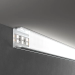 Накладной алюминивый профиль для трехрядной LED ленты (под ленту до 18,5mm) LL-2-ALP018 LL-2-ALP018