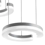 763339 Подвес UNITARIO 34.5W LED 3795LM СЕРЕБРО МАТОВЫЙ 3000K Lightstar