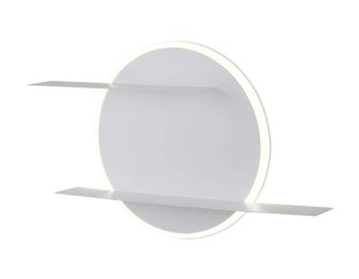 Настенный светодиодный светильник с полками FW102 WH/S белый/песок LED 4200K 28W 420*250*120