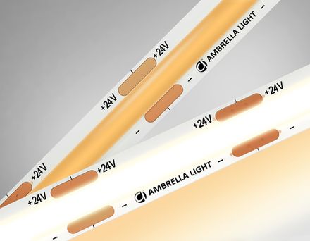 Светодиодная лента GS4651 COB 320Led/ 10W m/ 24V IP20 3000K 5m кратность резки 50mm (2 конт.)