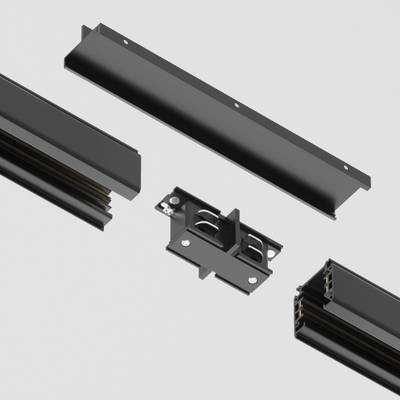 Усилитель стыка Trinity черный, TRA005TL-31B. TM Maytoni