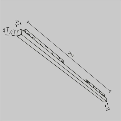 Трековый светильник Базис / Basis Exility 2700-6000K 30Вт 120° Dim Smart Zigbee, TR030-4-30WTW-DSZ-W. TM Maytoni