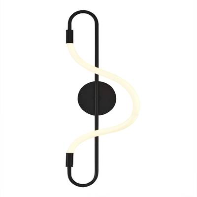 SL6102.401.10 Светильник настенный ST-Luce Черный/Белый LED 1*10W 3000K