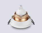 Светильник встраиваемый TN102823 WH/GD белый/золото GU5.3 D92*50