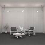 Трековый светильник Luna 3000К 5Вт 220°, TR208-1-5W3K-B. TM Maytoni