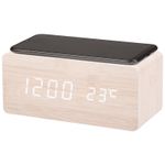Часы электронные с беспроводной зарядкой HomeStar HS-0123