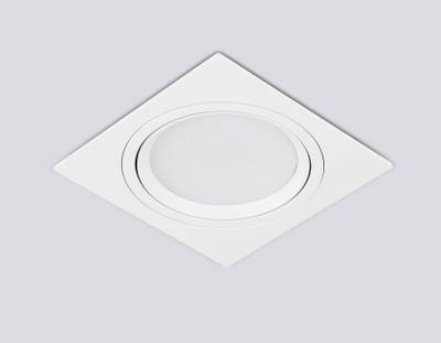 Светильник встраиваемый поворотный точечный TN51915 WH белый GX53 max 12W 115*115*23