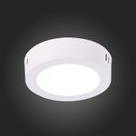 ST112.532.06 Светильник настенно-потолочный Белый LED 1*6W 3000K 330Lm Ra80 120° IP20 D110xH28 90-265V