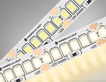 Светодиодная лента GS1501 2835 240Led/ 19.2W m/ 12V IP20 3000K/ 5000*10*1.2mm/ кратность резки 25mm (2 конт.)