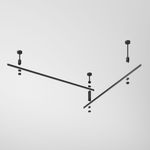 Esthetic Magnetic Декоративная стойка с вводом питания h124 mm SMALL 85141/00