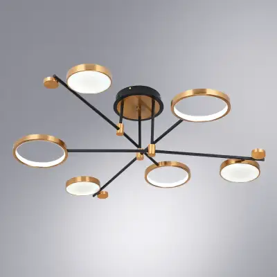 Потолочная люстра Arte Lamp HOLLY A1364PL-6PB, 1хLED