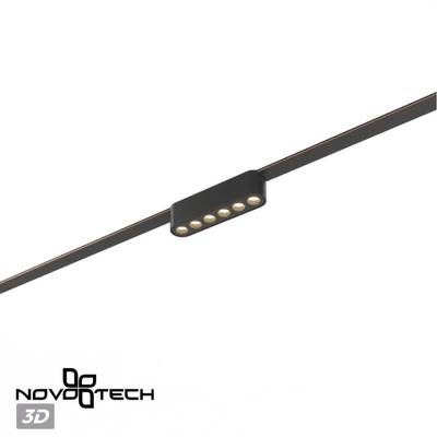 359458 SHINO NT24 000 черный Трековый смарт-светильник для низковольтного шинопровода с двумя режимами работы IP20 LED 6W 24V 3000-6000K EASY