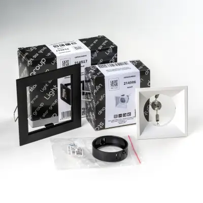 D51706BMOD Светильник DOMINO QUADRO под LED модуль/лампу МR16 (214517+214506+214007)