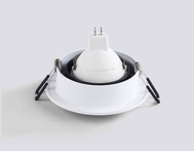 Светильник встраиваемый TN102722 WH/BK белый/черный GU5.3 92*92*23