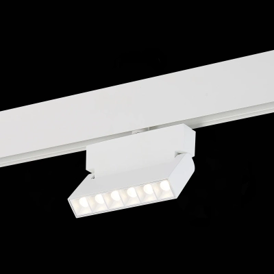 ST362.546.06 Магнитный трековый светильник белый LED 1*6W 4000K 532Lm Ra>80 36° IP20 L120xW22xH134 48V