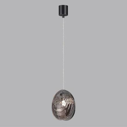 5038/1 MODERN ODL24 427 черный/дымчатый/металл/стекло Подвес G9 1*40W MUSSELS