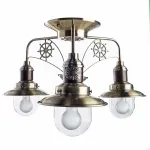 Потолочная люстра Arte Lamp SAILOR A4524PL-3AB, 3хE27