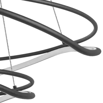 736527 Люстра ROTONDA 115W LED 5736LM 120G ЧЕРНЫЙ 3000-6000K Lightstar