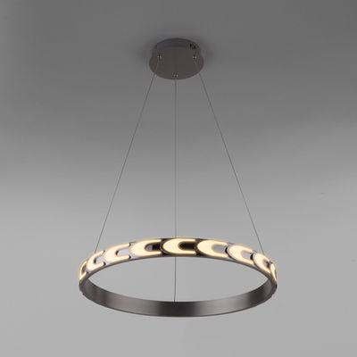 Подвесной светодиодный светильник с пультом управления 90164/1 сатин-никель