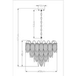 Подвесная люстра Arte Lamp EVIE A4052LM-12SG, 12хE14