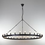 Citilux Смитсон CL470130 Люстра замковая подвесная Чёрная