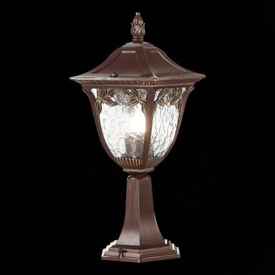 SL083.705.01 Светильник уличный наземный ST-Luce Кофейный/Кофейный, Прозрачный E27 1*60W