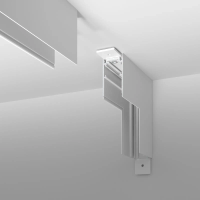 Slim Magnetic Коннектор угловой внутренний для накладного шинопровода белый 85091/00