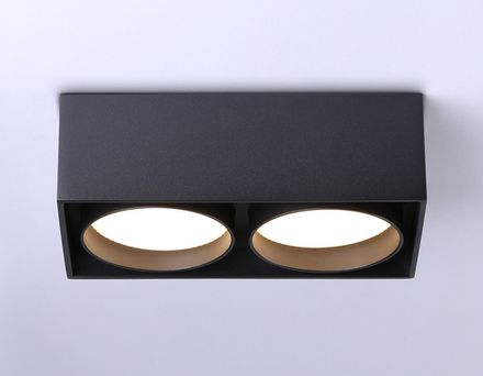 Светильник накладной TN70875/2 BK черный GX53/2 max 12W 185*92*62