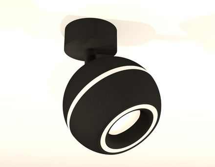 Комплект поворотного светильника с дополнительной подсветкой XM1102015 SBK черный песок MR16 GU5.3 LED 3W 4200K (A2210, C1102, N7111)