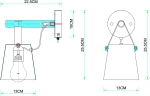 Бра Arte Lamp THOMAS A7032AP-1BK, 1хE27