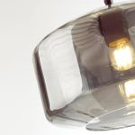 4746/1 PENDANT ODL21 487 дымчатый/черный Подвес E27 60W BINGA