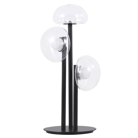 Настольная лампа Crystal Lux BOSQUE LG3 BLACK/TRANSPARENT 0270/503