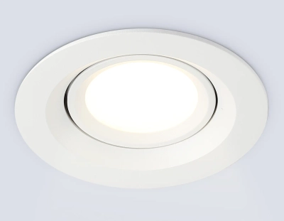 Светильник встраиваемый TN1141 WH белый IP44 GU5.3 D95*38
