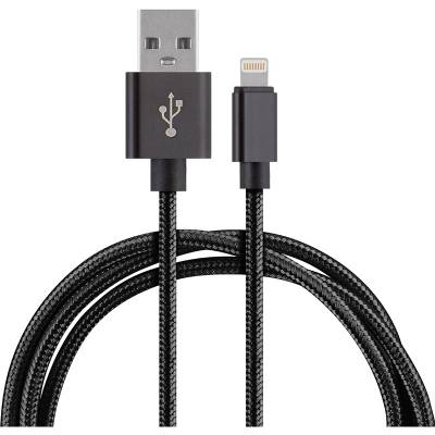 Кабель Energy ET-25 USB/Lightning, цвет - черный