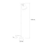 Напольный светильник Escada 10185/T E14*40W Chrome/Grey