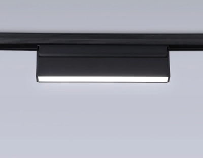 Светильник светодиодный трековый для шинопровода Magnetic GL4062 BK черный IP20 12W 4200K 48V 223*22*105