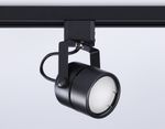 Трековый однофазный светильник со сменной лампой GL5102 BK черный GU10 max 12W
